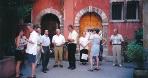 2002 – Premiers contacts, les Italiens d’Arquà Polesine visitent le Vieux Lyon